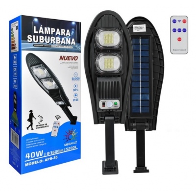 lampara tipo suburbana 40w aps-35